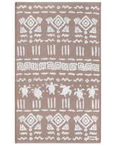 Turtle Mudcloth Hand Bath Bundle - 2 Pack - Taupe