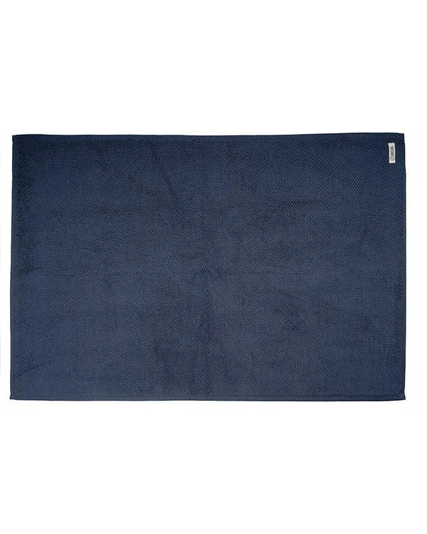 Willow Bath Mat - Navy