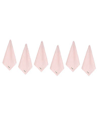 Terra Bath Washcloth Bundle 6 Pack - Calcite Pink