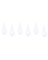 Atom Washcloth Bath Bundle - White - 6 Pack