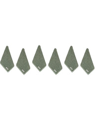 Atom Washcloth Bath Bundle 6 Pack - Hedge Green