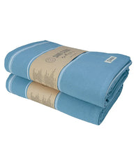 Classic Fringeless XL Bath Bundle - Slate Blue - 2 Pack
