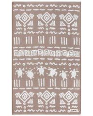 Turtle Mudcloth Hand Bath Bundle - 2 Pack - Taupe