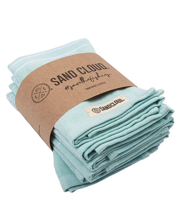 Classic Bath Washcloth Bundle 6 Pack - Seaglass