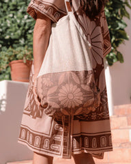 Nippon Daisy Printed Net Market Bag
