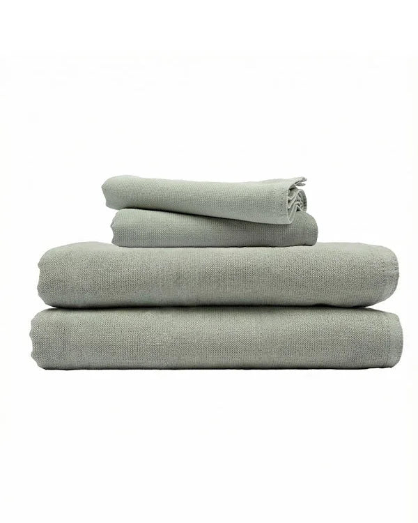 Terra Fringeless XL Bath Bundle - Sage