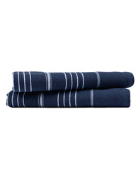 Classic Fringeless Hand Bath Bundle 2 Pack - Navy