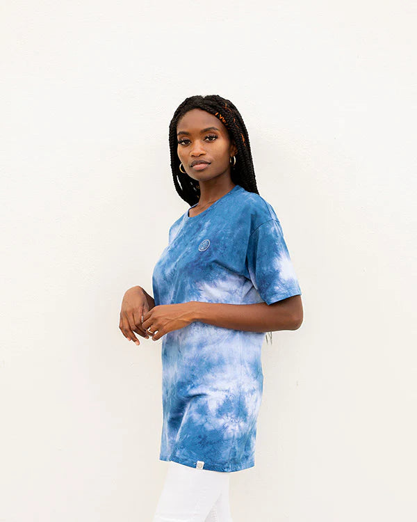 Navy Acid Wash Tee