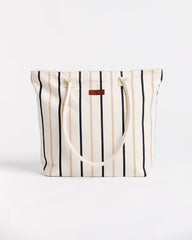 Vert Stripe Beach Tote