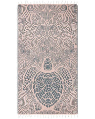 Swirl Turtle Dusty Pink