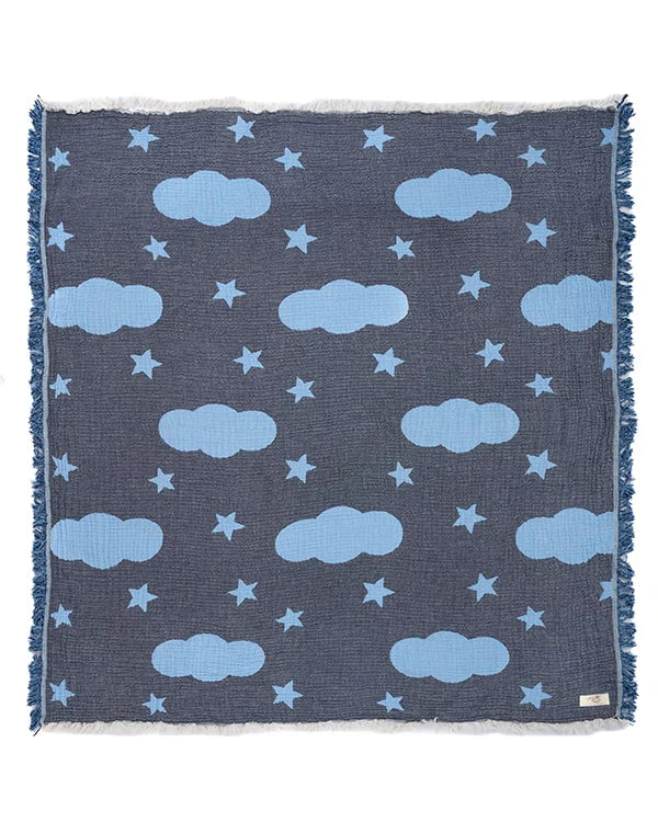 Twinkle Gauze Receiving Blanket with Pouch