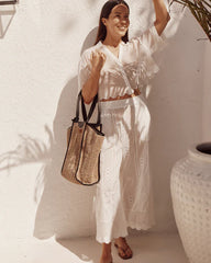 Costa Rica Straw Tote