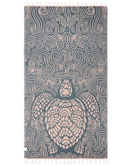 Swirl Turtle Dusty Pink