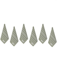Classic Bath Washcloth Bundle- 6 Pack - Hedge Green